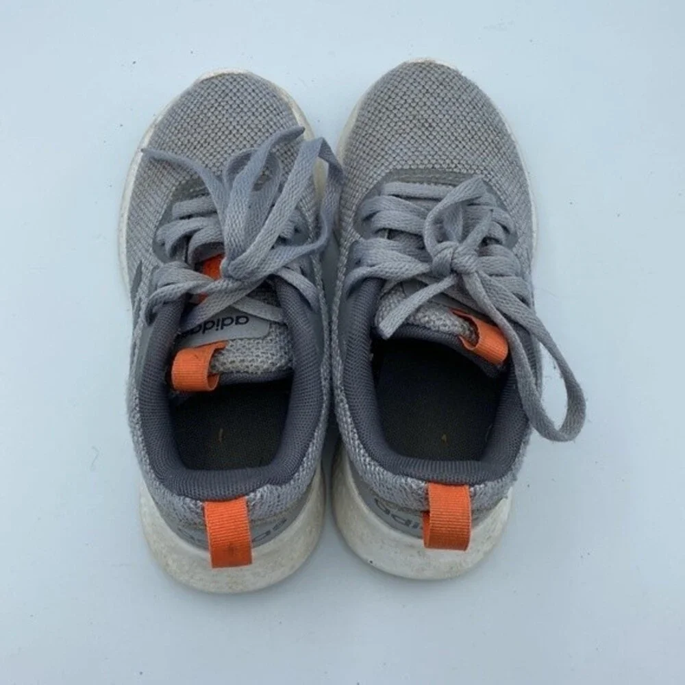 Adidas Sportswear Kids Puremotion Trainers Running Sneakers Shoes Gray Size 11K